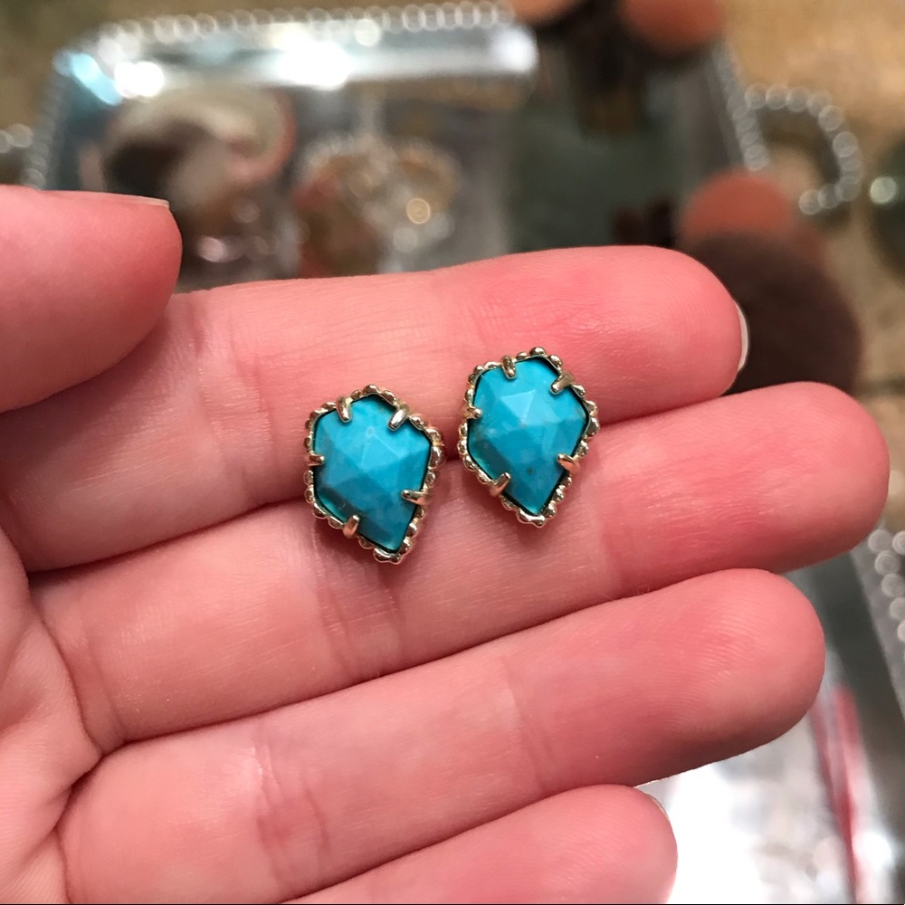 Kendra Scott Turquoise Tessa Earrings